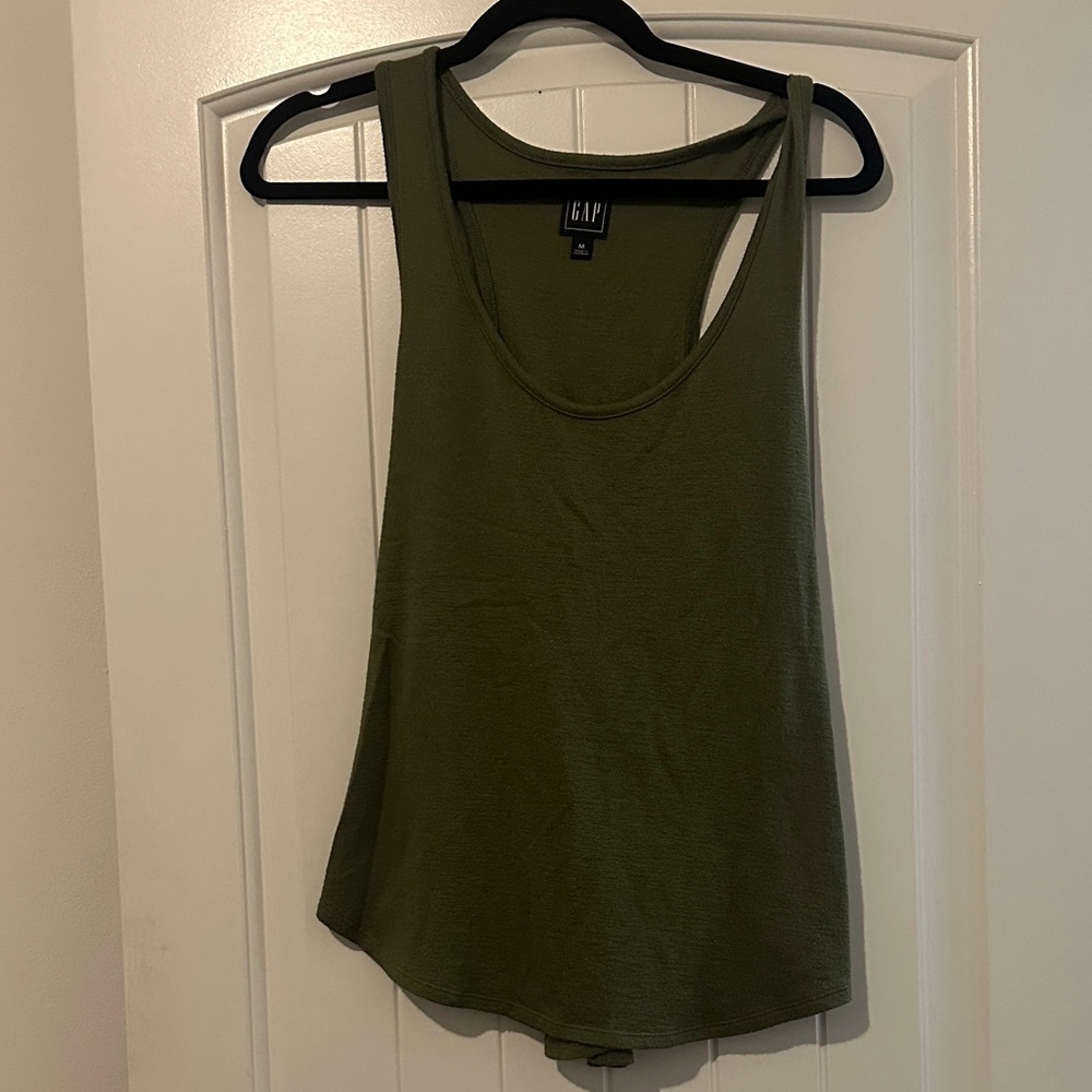 GAP Women's Forest Green Tank Top
